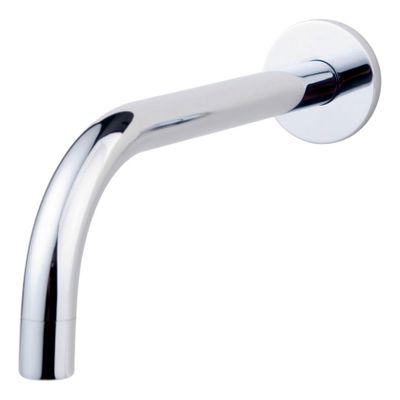 Wiesbaden Slim Line inbouw uitloop 20 cm messing chroom