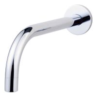 Wiesbaden Slim Line inbouw uitloop 20 cm messing chroom