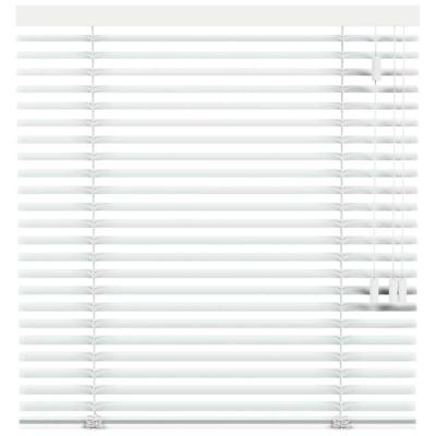 Leen Bakker - Fenstr Jaloezie 50mm Standaard Lak - (10336) - Aluminium - Wit - 120x10x10 Cm