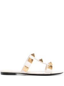 Valentino Garavani sandales Roman Stud en cuir - Tons neutres