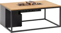 Cosi Fires vuurtafel cosiloft 120 lounge table anthracite/teak