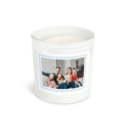 Kaarshouder van glas met foto - 8 x 9 x 9 cm Kaarshouder van glas met foto - 8 x 9 x 9 cm