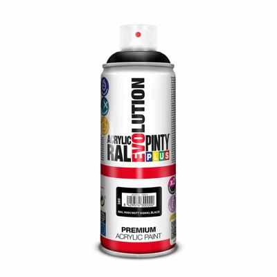 Sprayverf Pintyplus Evolution RAL 9004 Signal Black 400 ml Mat