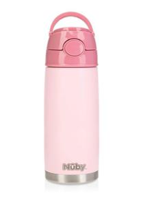 Nuby Thermosbeker 420ml 3+ jaar roze (1 st)