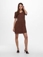 JDY jurk JDYKIRKBY met all over print rood - thumbnail