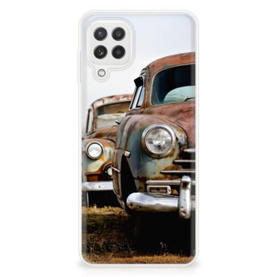 Samsung Galaxy A22 4G | M22 | Siliconen hoesje | met foto Vintage Auto