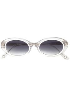 Cult Gaia lunettes de soleil Katka à monture ovale - Blanc