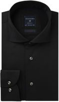 Profuomo Originale Heren Overhemd Zwart Stretch Cutaway Super Slim Fit - thumbnail