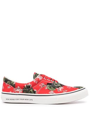 Undercover baskets à imprimé graphique - Rouge