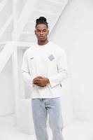 Equalité EQLT Longsleeve T-Shirt Heren Gebroken Wit - Maat XS - Kleur: DonkerblauwGebroken Wit | Soccerfanshop