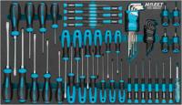 HAZET Schroevendraaierset 163-480/57 - Sleufprofiel, Kruiskop profiel PH, Binnen-zeskant-profiel, Binnen-TORX®-profiel - 57-delig - 0,3 x 1,5 - 1,6 x