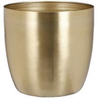 Mica Decorations Plantenpot - metaal - goud - D20 x H19 cm - bloempot Mica Decorations Plantenpot - metaal - goud - D20 x H19 cm - bloempot