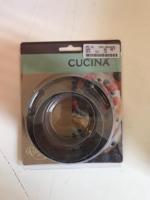 La Cucina Bakringen Rvs Vierkant + Rond 6/8/10x4Cm La Cucina Bakringen Rvs Vierkant + Rond 6/8/10x4Cm