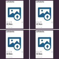 Gepersonaliseerde foto- en tekst Instagram onderzetters