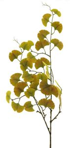 Gingko spray yellow 84cm