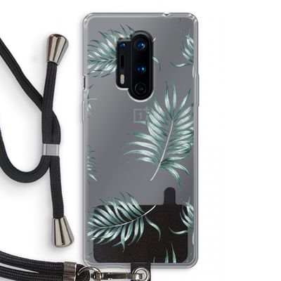 Simple leaves: OnePlus 8 Pro Transparant Hoesje met koord