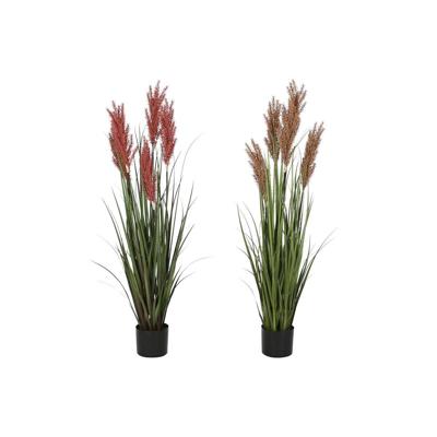 Decoratieve plant Home ESPRIT PVC Polyethyleen 35 x 35 x 120 cm (2 Stuks)