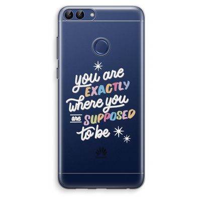 Right Place: Huawei P Smart (2018) Transparant Hoesje
