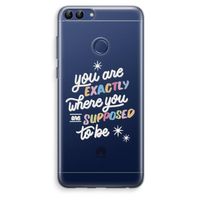 Right Place: Huawei P Smart (2018) Transparant Hoesje