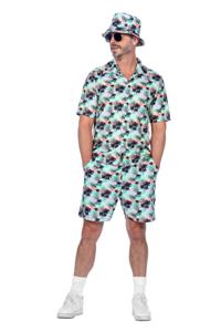 Festival Outfit Heren Hawaii Palmbomen