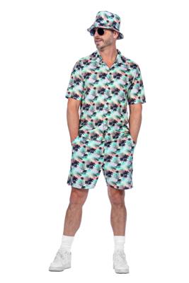 Festival Outfit Heren Hawaii Palmbomen