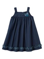 Familiar bow-detail sleeveless dress - Bleu - thumbnail