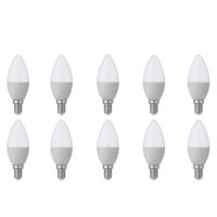 LED Lampen Set van 10 - E14 Fitting - 4W - Helder Koud Wit 6400K