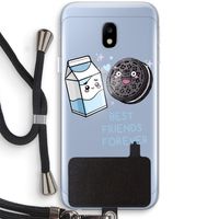 Best Friend Forever: Samsung Galaxy J3 (2017) Transparant Hoesje met koord