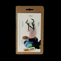 Steengoed Sterrenbeeldsteen hanger stier 1 Stuks