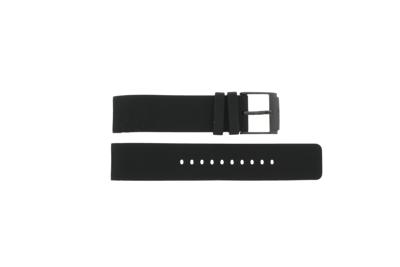 Horlogeband Michael Kors MK8317 Silicoon Zwart 22mm