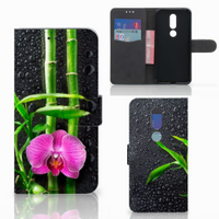 Nokia 7.1 Hoesje Orchidee - thumbnail