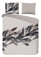 Good Morning Dekbedovertrek "veren" - Grijs - (240x200/220 cm) - Katoen