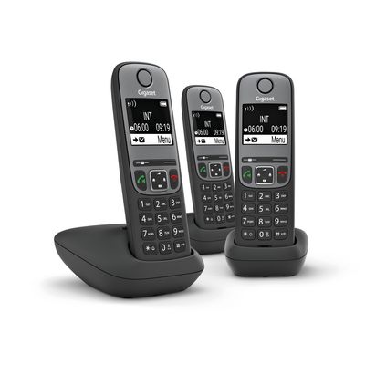 GigasetA705 Trio Huistelefoon Zwart