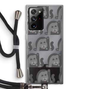 Cats: Samsung Galaxy Note 20 Ultra / Note 20 Ultra 5G Transparant Hoesje met koord