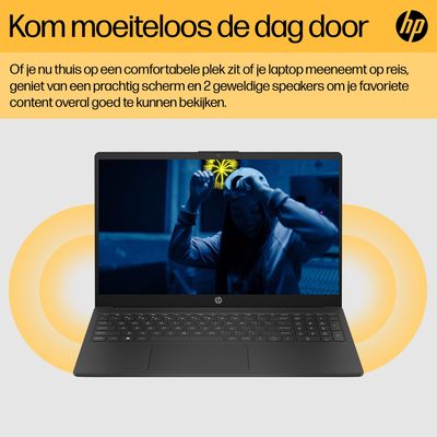 HP 15-fc0220nd AMD Ryzen™ 3 7320U Laptop 39,6 cm (15.6") Full HD 8 GB LPDDR5-SDRAM 256 GB SSD Wi-Fi 6 (802.11ax) Windows 11 Home in S mode Zilver HP 15-fc0220nd AMD Ryzen™ 3 7320U Laptop 39,6 cm (15.6") Full HD 8 GB LPDDR5-SDRAM 256 GB SSD Wi-Fi 6 (802.11ax) Windows 11 Home in S mode Zilver
