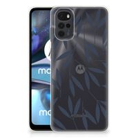 Motorola Moto G22 TPU Case Leaves Blue - thumbnail