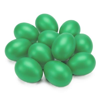 Hobby knutsel eieren - 100x - 4,5 cm - mintgroen - kunststof - decoratie paaseieren
