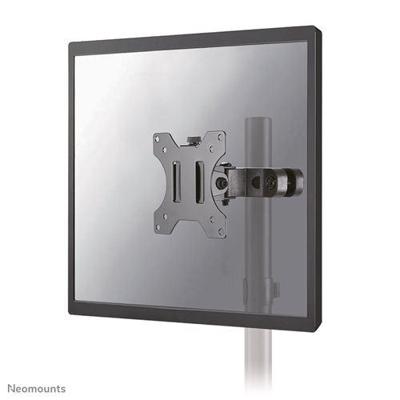 Neomounts fl40-430bl11 screen pole clamp/truss mount, 1 pivot, 17-32", vesa 100x100mm