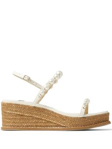 Jimmy Choo sandales Amatuus 60 mm à perles - Blanc