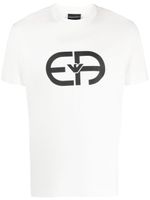 Emporio Armani t-shirt à logo imprimé - Blanc - thumbnail