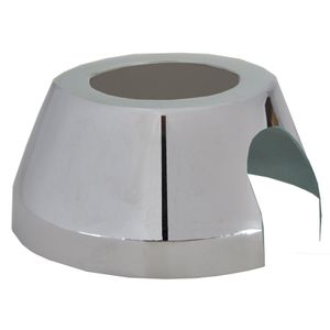 Riko Universeel rozet voor muurplaat 1/2" x 12 mm messing chroom