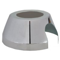 Riko Universeel rozet voor muurplaat 1/2" x 12 mm messing chroom