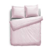 Elegance Dekbedovertrek Uni Percal Katoen Met Bies - roze 240x200/220cm - thumbnail