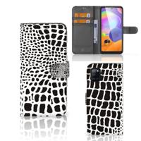 Samsung Galaxy A31 | Telefoonhoesje | Met pasjeshouder | Slangenprint