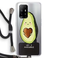 Avocuddle: Oppo A94 5G Transparant Hoesje met koord