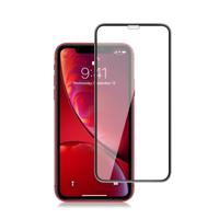 mocolo 0.33mm 9H 3D ronde rand Tempered glas Film voor iPhone XR (zwart)