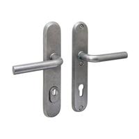Intersteel Achterdeurbeslag ovaalAurano PC 92mm RVS getrommeld - 0034.378749