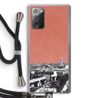 Marrakech Skyline : Samsung Galaxy Note 20 / Note 20 5G Transparant Hoesje met koord