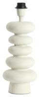 Light & Living Tafellamp 'Olona' 35cm hoog, kleur Crème (excl. kap)