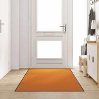 Deurmat Oranje en Zwart 120 x 250 cm Polyamide en PVC